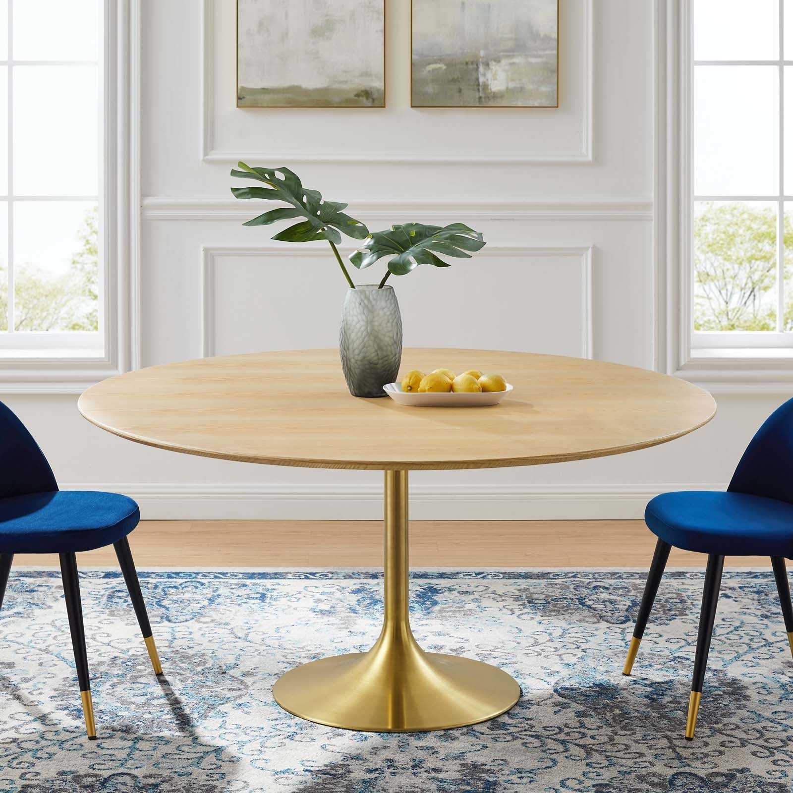 Modway Lippa 60" Wood Dining Table | Dining Tables | Modishstore