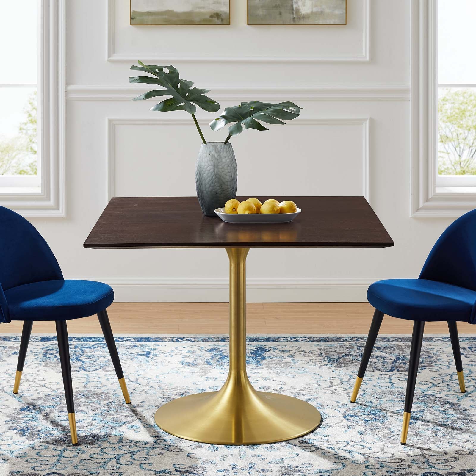 Modway Lippa 40" Square Wood Dining Table | Dining Tables | Modishstore