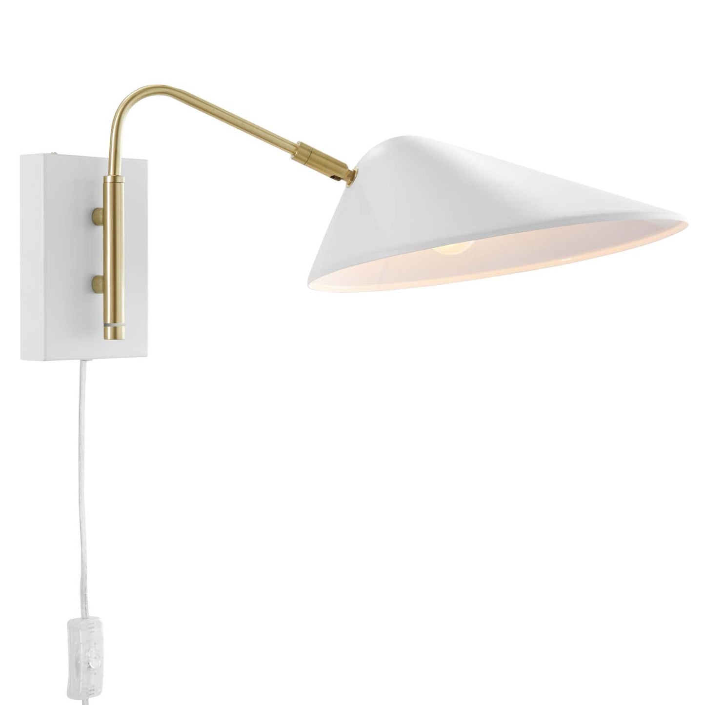 Modway Journey 7" Swing Arm Wall Sconce | Wall Lamps | Modishstore-2