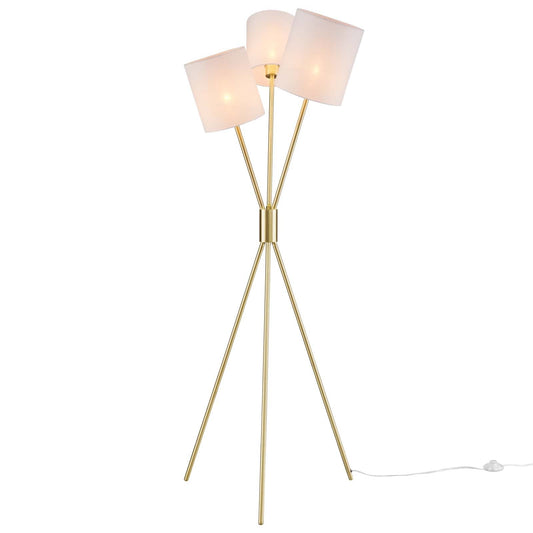 Modway Alexa 3-Light Floor Lamp | Floor Lamps