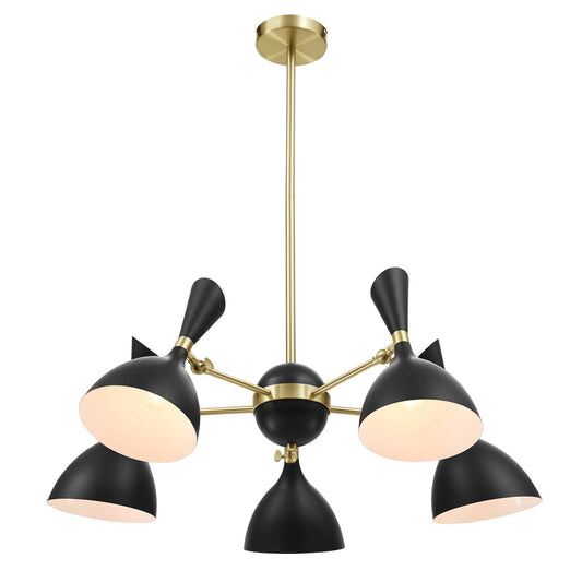 Modway Declare 5-Light 6" Arm Pendant | Pendant Lamps