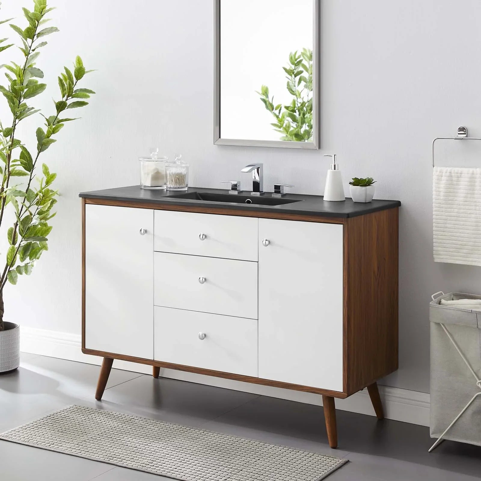 Modway Transmit 48" Single Sink Bathroom Vanity - EEI-5397 | Bathroom Accessories | Modishstore-1