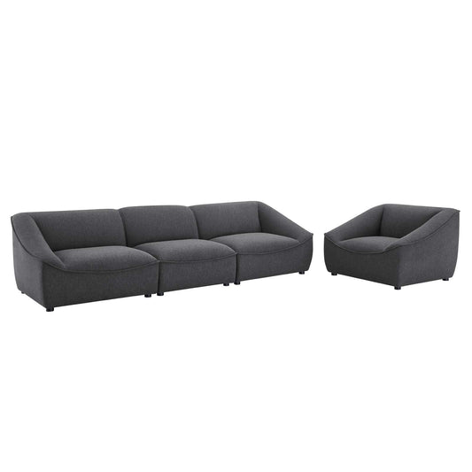 Modway Comprise 4-Piece Living Room Set | Sofas