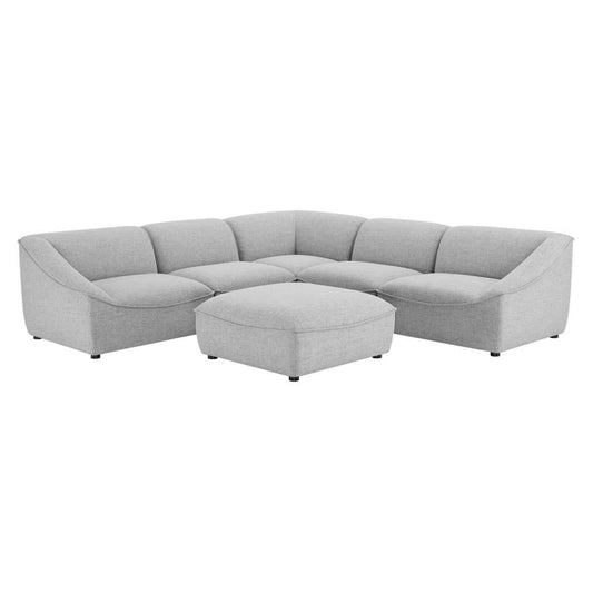 Modway Comprise 6-Piece Sectional Sofa | Outdoor Sofas, Loveseats & Sectionals