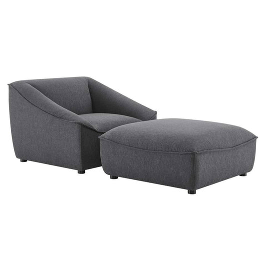 Modway Comprise 2-Piece Living Room Set | Lounge Chairs