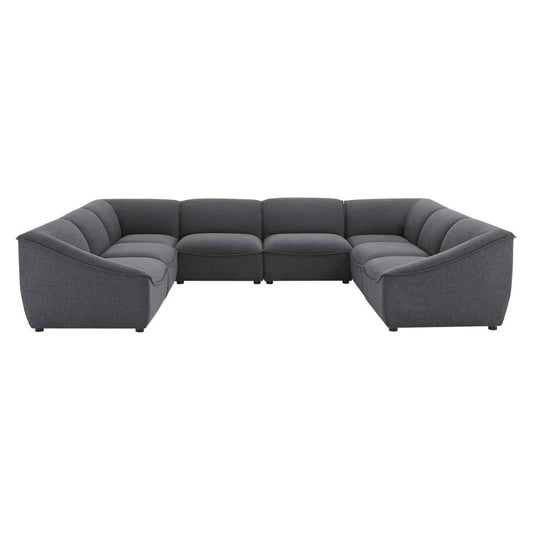 Modway Comprise 8-Piece Sectional Sofa | Outdoor Sofas, Loveseats & Sectionals