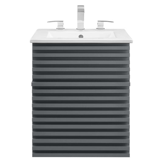 Modway Render 18" Wall-Mount Bathroom Vanity | Bathroom Accessories | Modishstore-3