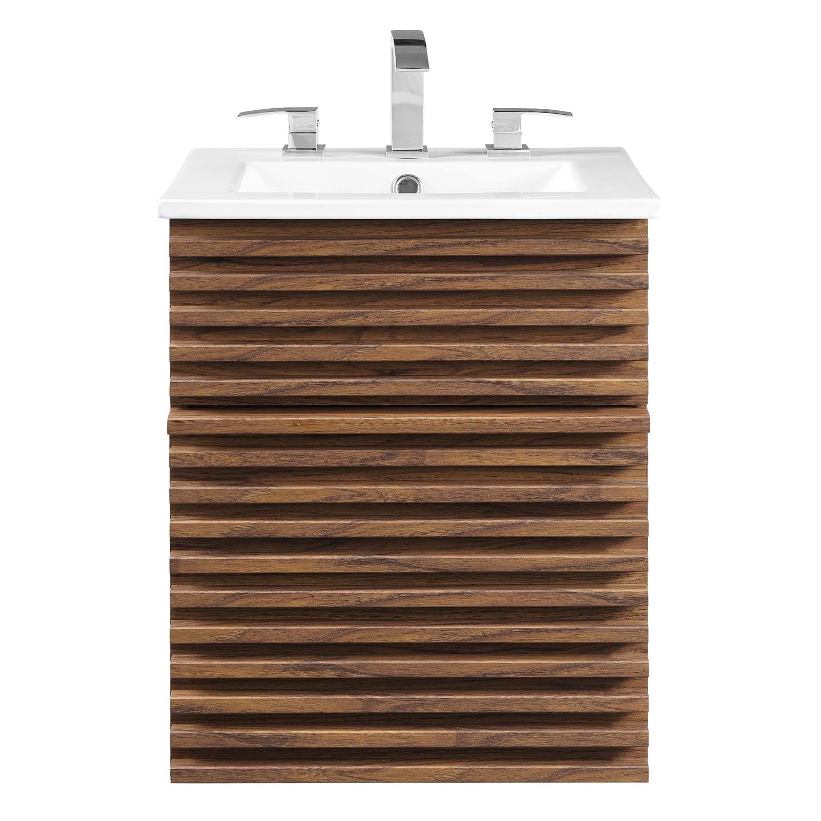 Modway Render 18" Wall-Mount Bathroom Vanity | Bathroom Accessories | Modishstore