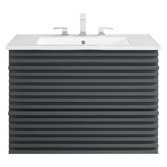 Modway Render 30" Wall-Mount Bathroom Vanity | Bathroom Accessories | Modishstore-3