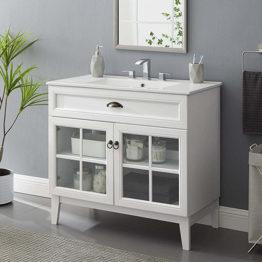 Modway Isle 36" Bathroom Vanity Cabinet | Bathroom Accessories
