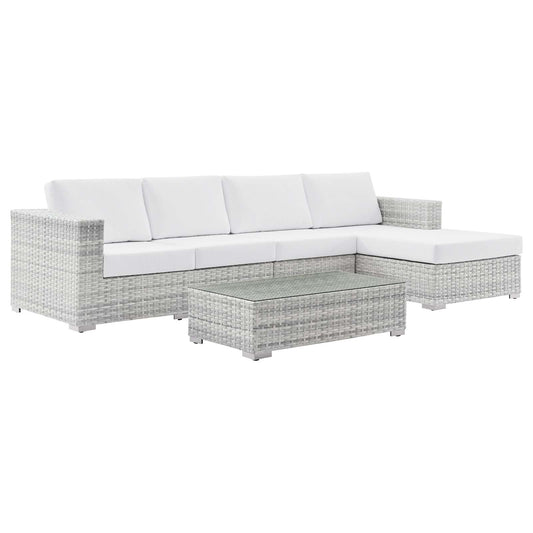 Convene 4-Piece Outdoor Patio Sectional Set By Modway - EEI-5445 | Outdoor Sofas, Loveseats & Sectionals - 2