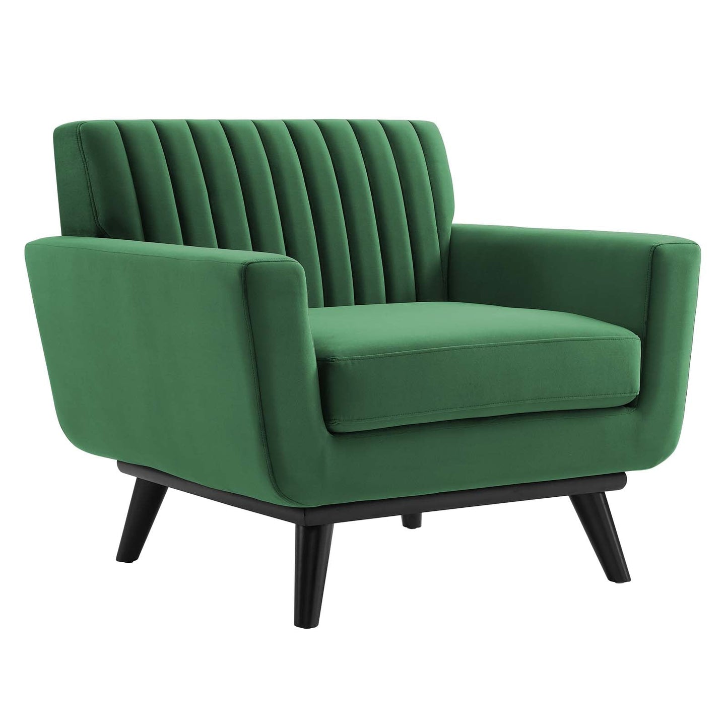 Modway Engage Channel Tufted Performance Velvet Armchair | Armchairs | 