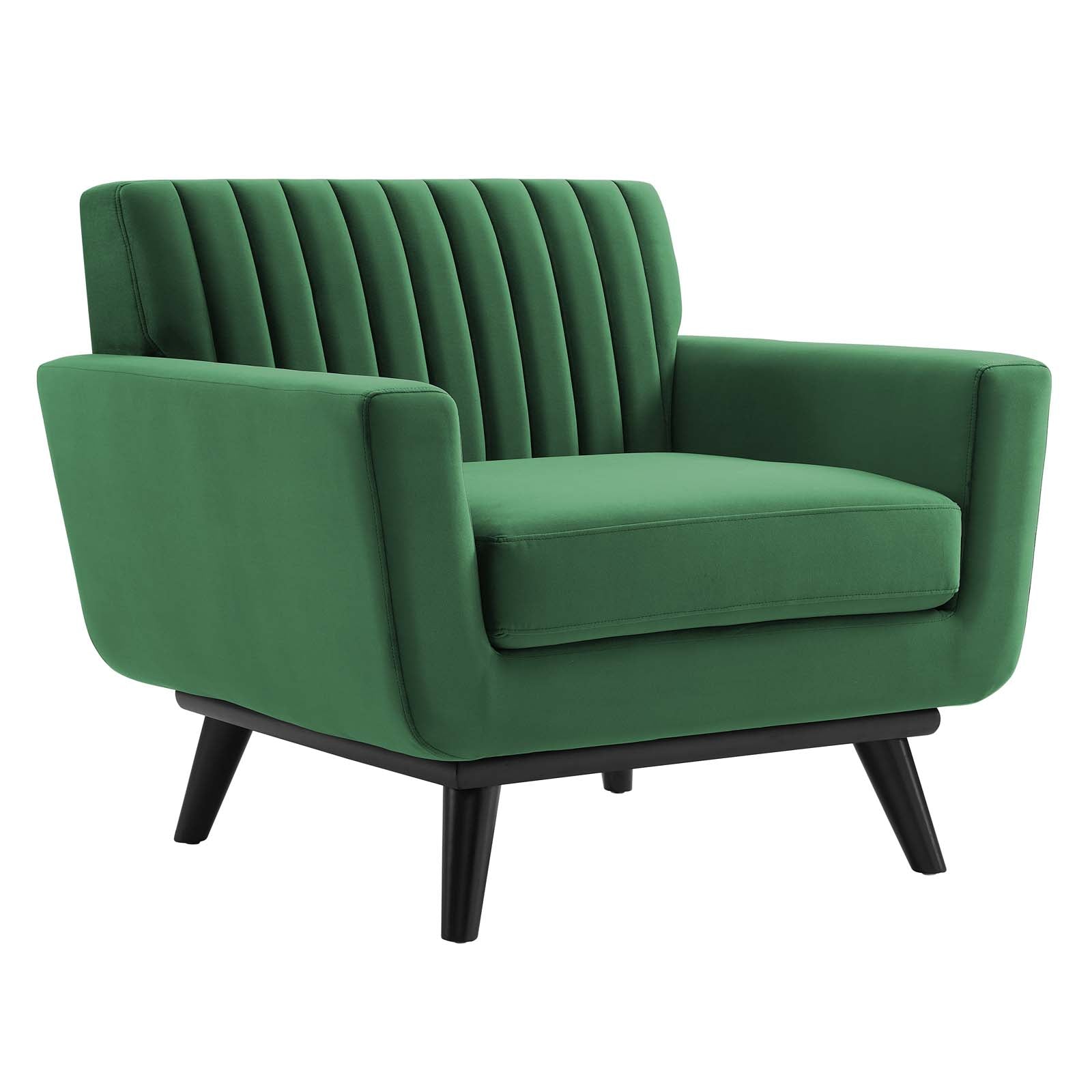 Modway Engage Channel Tufted Performance Velvet Armchair | Armchairs | 