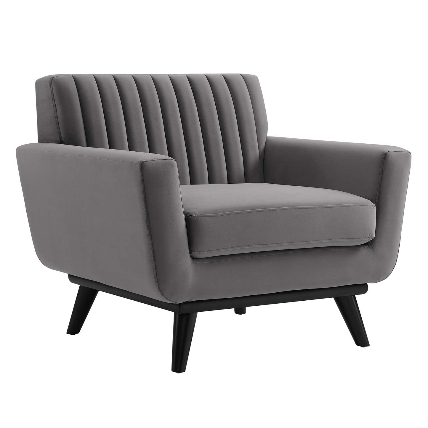 Modway Engage Channel Tufted Performance Velvet Armchair | Armchairs | 