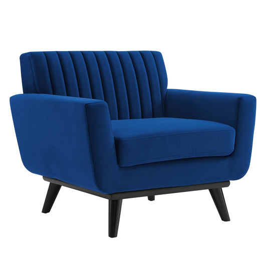 Modway Engage Channel Tufted Performance Velvet Armchair | Armchairs | 