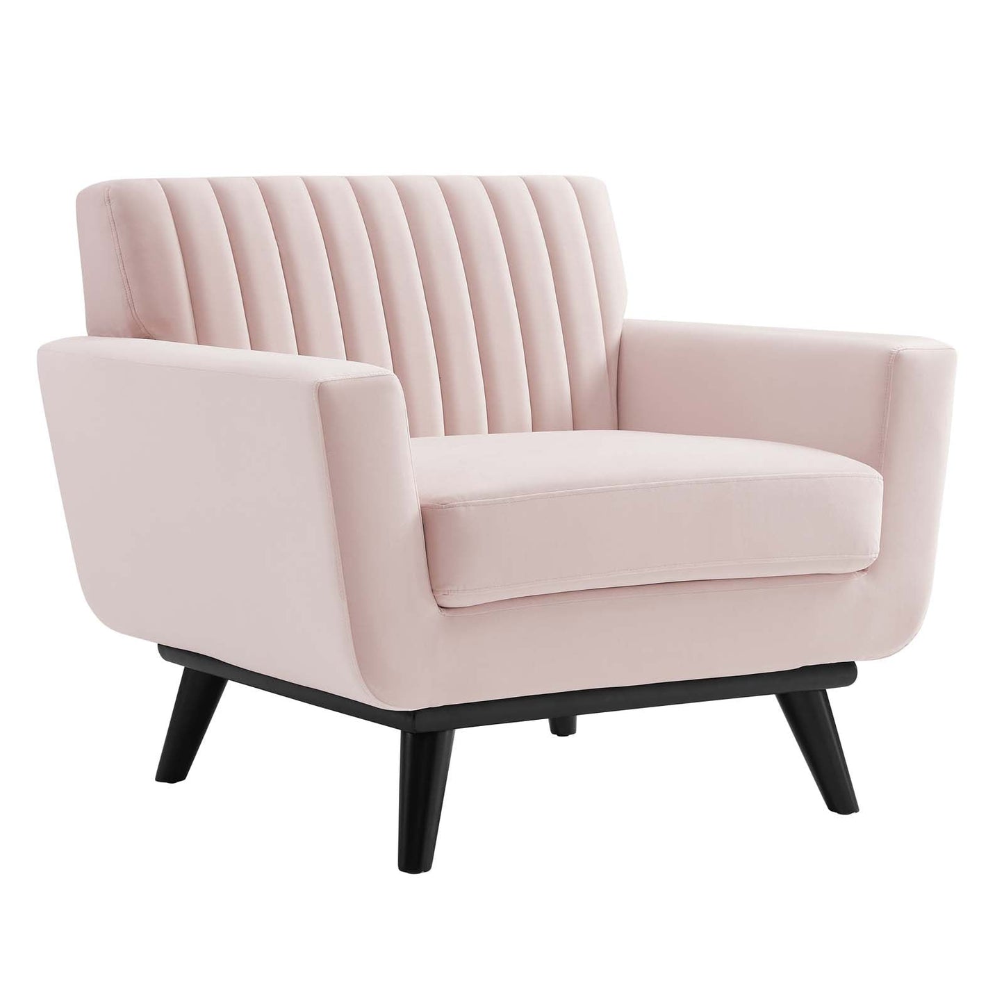 Modway Engage Channel Tufted Performance Velvet Armchair | Armchairs | 