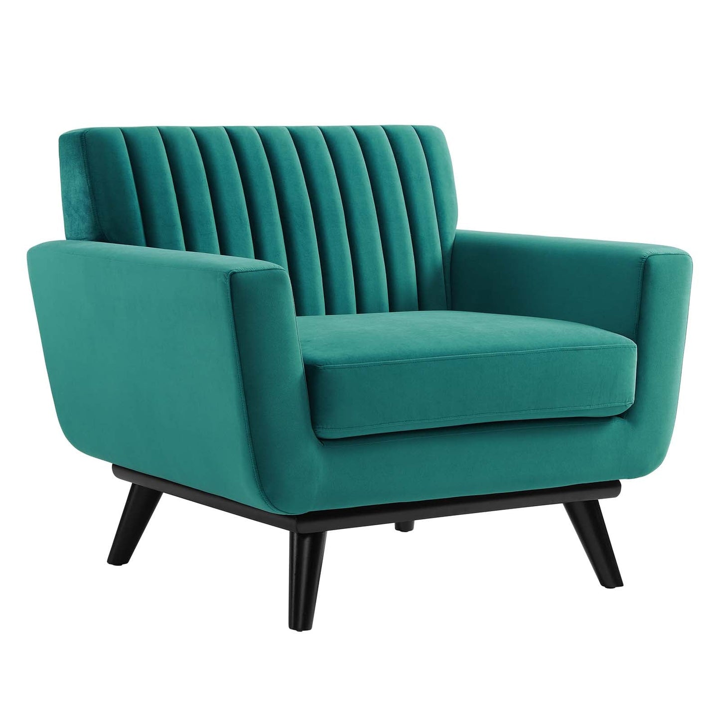 Modway Engage Channel Tufted Performance Velvet Armchair | Armchairs | 