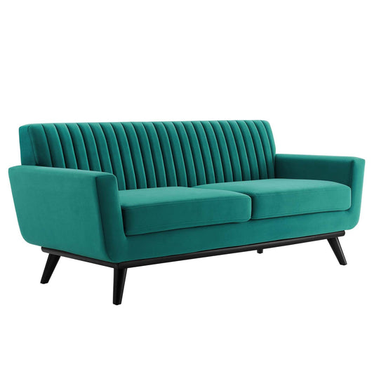 Modway Engage Channel Tufted Performance Velvet Loveseat | Loveseats | 