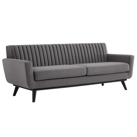 Modway Engage Channel Tufted Performance Velvet Sofa | Sofas | 