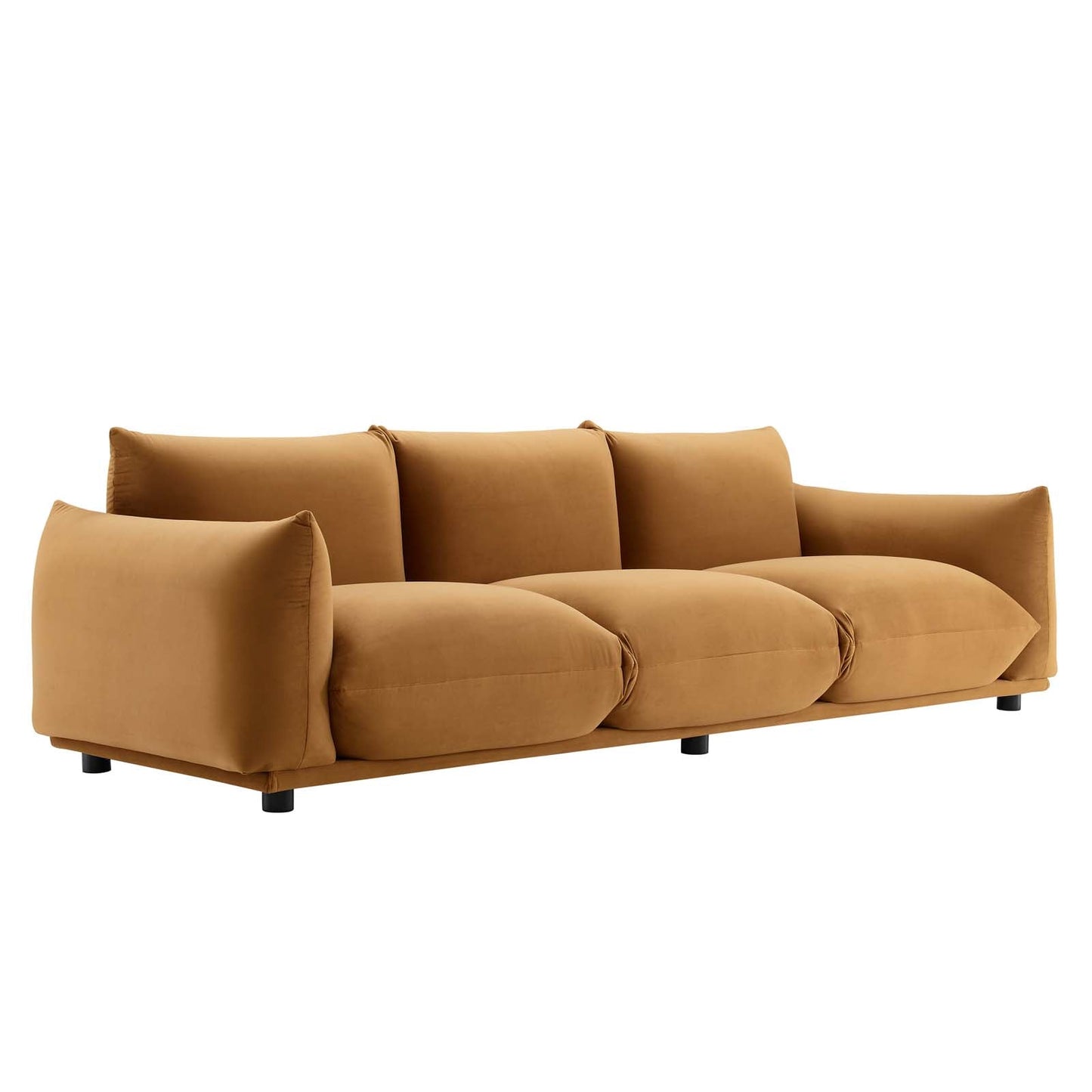 Modway Copious Performance Velvet Sofa | Sofas