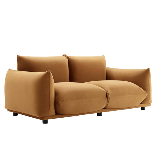 Modway Copious Performance Velvet Loveseat | Loveseats