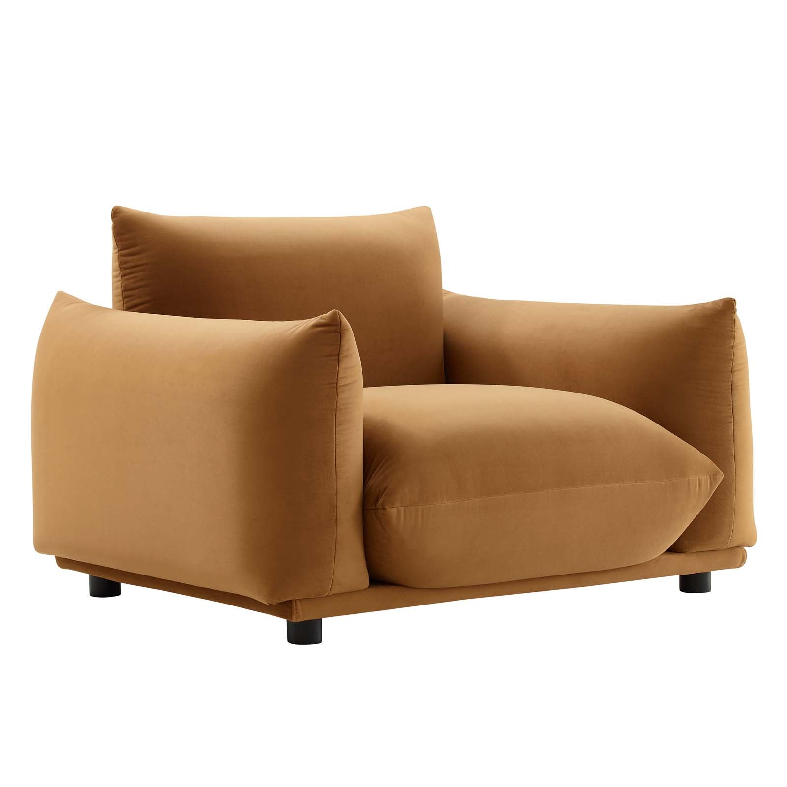 Modway Copious Performance Velvet Armchair | Armchairs