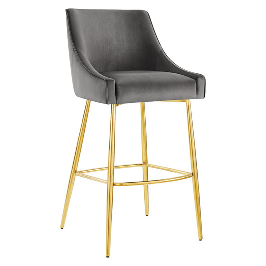 Discern Performance Velvet Bar Stool By Modway | Bar Stools | 
