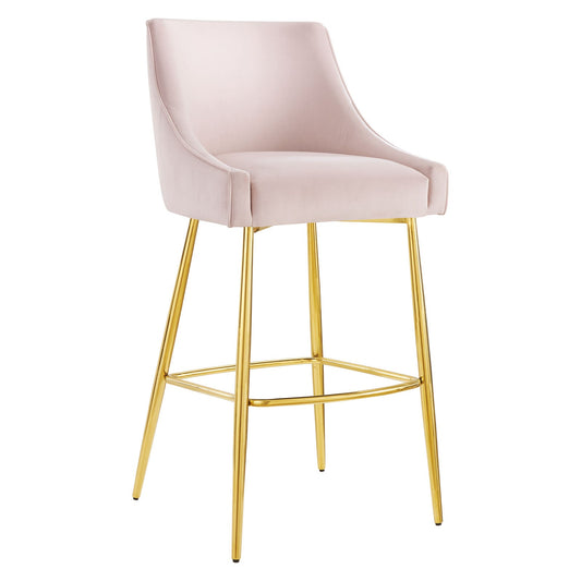 Discern Performance Velvet Bar Stool By Modway | Bar Stools | 