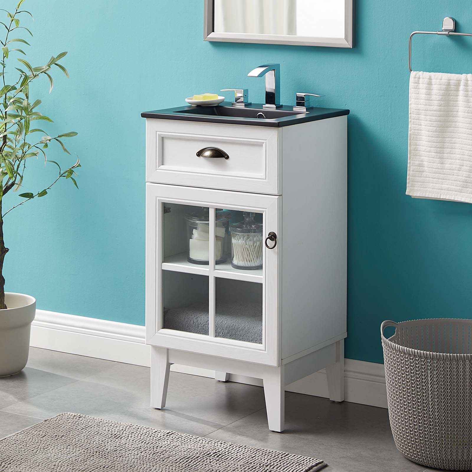 Modway Isle 18" Bathroom Vanity Cabinet | Bathroom Accessories