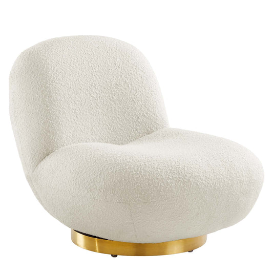Kindred Upholstered Fabric Swivel Chair By Modway | Lounge Chairs