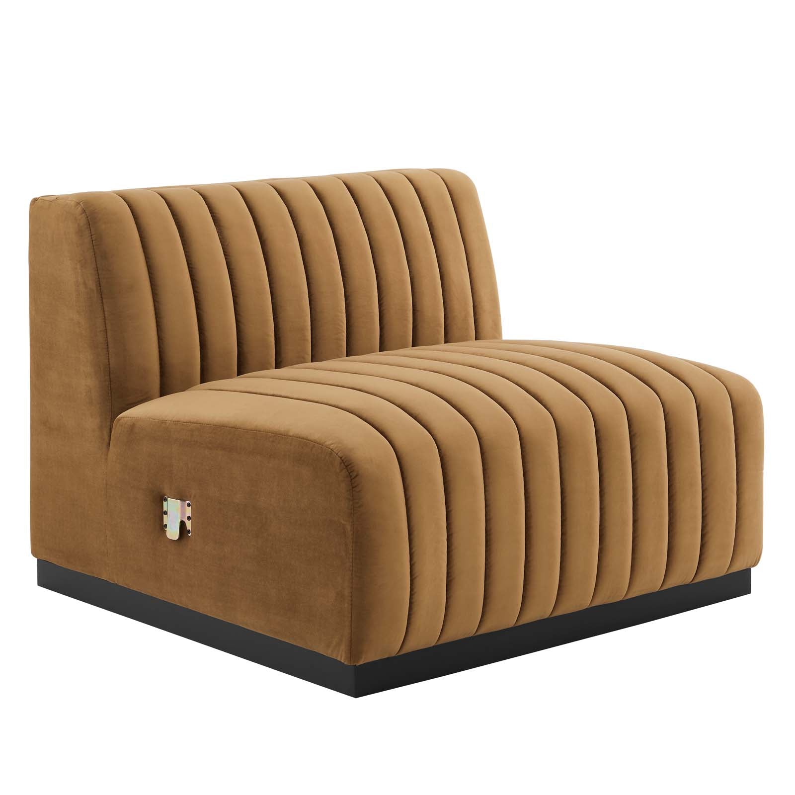 Conjure Channel Tufted Performance Velvet Armless Chair By Modway - EEI-5494 | Sofas