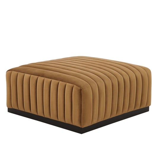 Conjure Channel Tufted Performance Velvet Ottoman By Modway - EEI-5500 | Ottomans