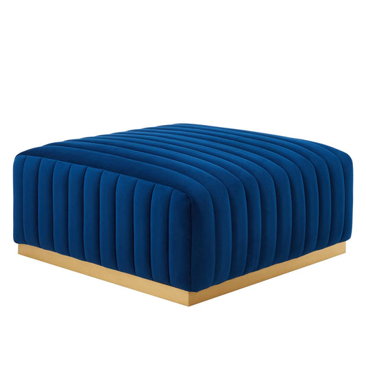 Conjure Channel Tufted Performance Velvet Ottoman By Modway - EEI-5507 | Ottomans - 4