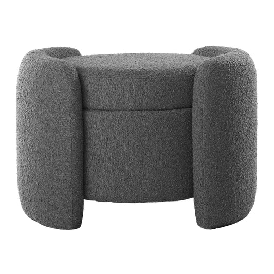 Modway Nebula Boucle Upholstered Upholstered Ottoman | Ottomans | Modishstore-2