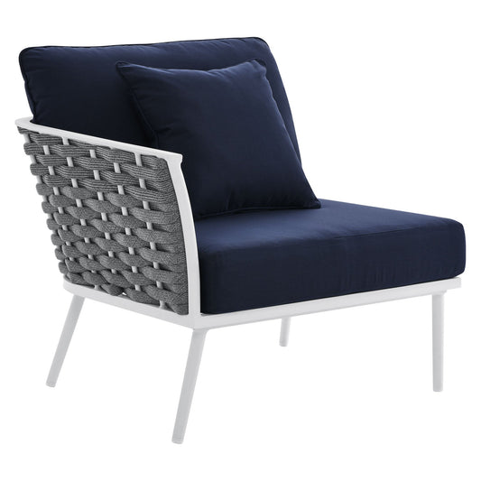 Stance Outdoor Patio Aluminum Left-Facing Armchair By Modway | Outdoor Chairs | Modishstore-2