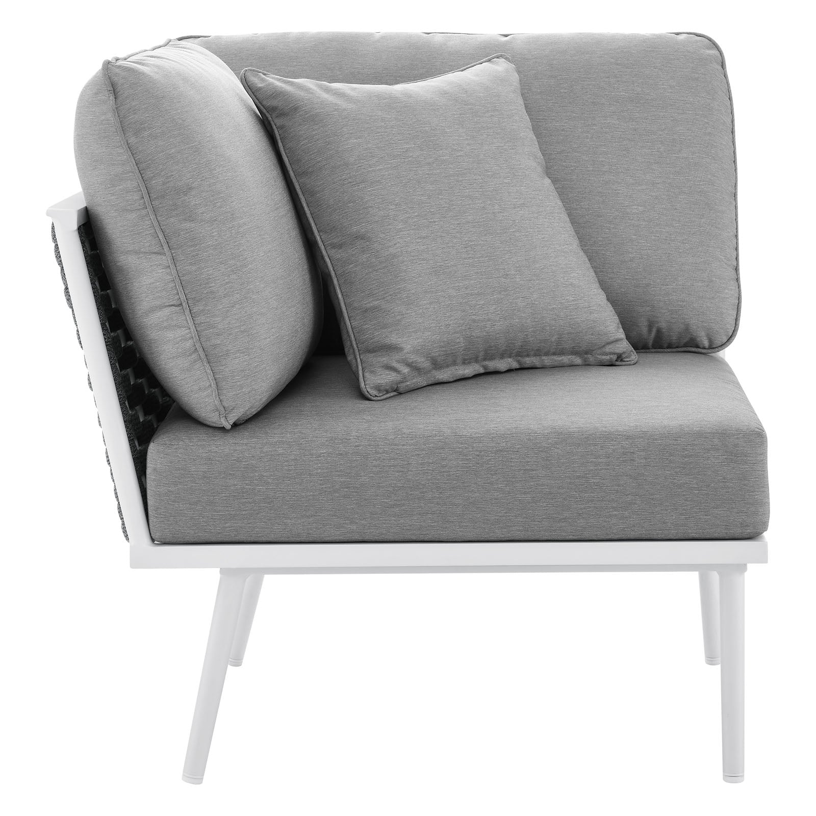Stance Outdoor Patio Aluminum Corner Chair By Modway | Outdoor Chairs | Modishstore
