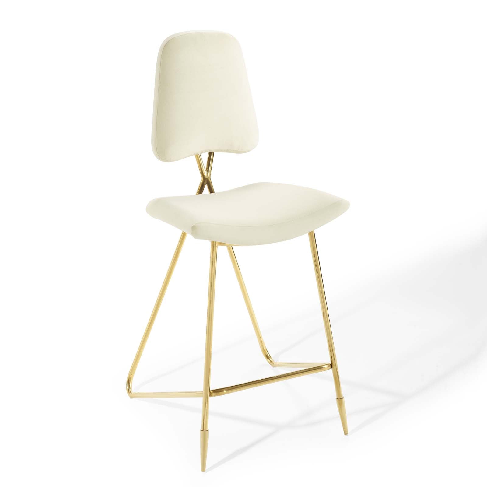 Ponder Bar Stool Performance Velvet Set of 2 By Modway | Bar Stools | Modishstore-2