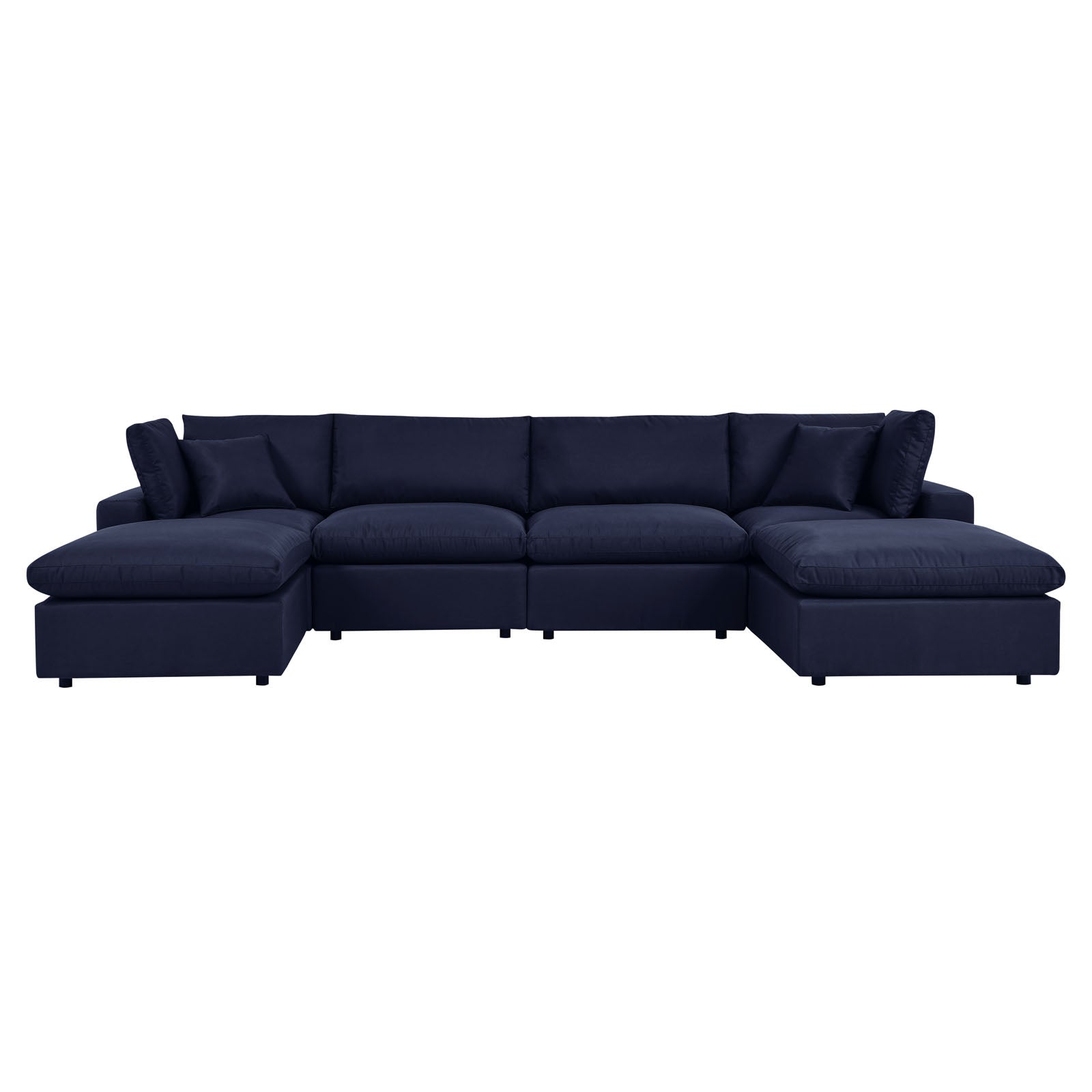Modway Commix 6-Piece Outdoor Patio Sectional Sofa | Outdoor Sofas, Loveseats & Sectionals | 