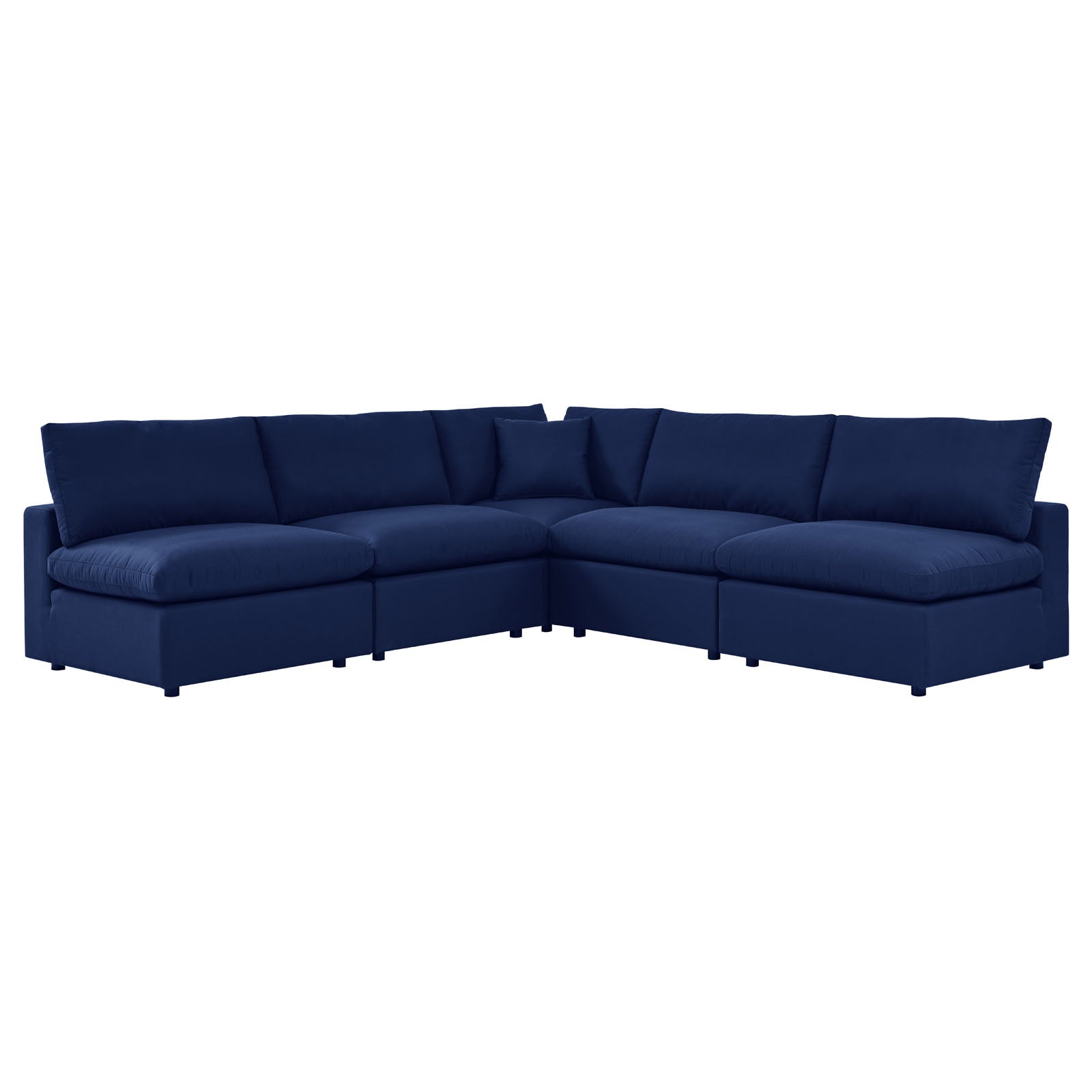 Modway Commix 5-Piece Sunbrella® Outdoor Patio Sectional Sofa | Outdoor Sofas, Loveseats & Sectionals