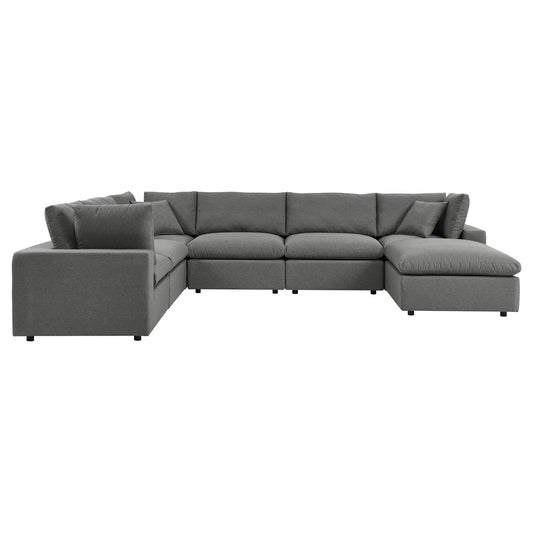 Modway Commix 7-Piece Outdoor Patio Sectional Sofa | Outdoor Sofas, Loveseats & Sectionals