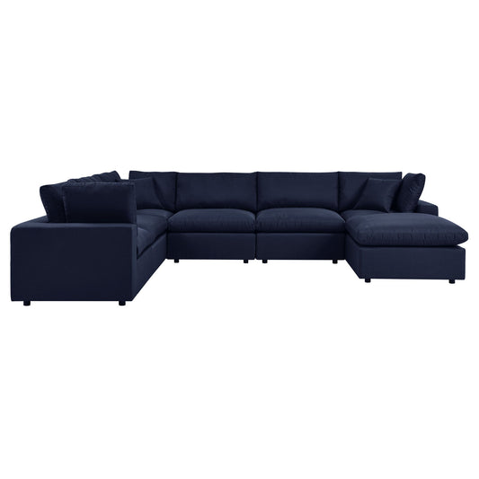 Modway Commix 7-Piece Outdoor Patio Sectional Sofa | Outdoor Sofas, Loveseats & Sectionals | 