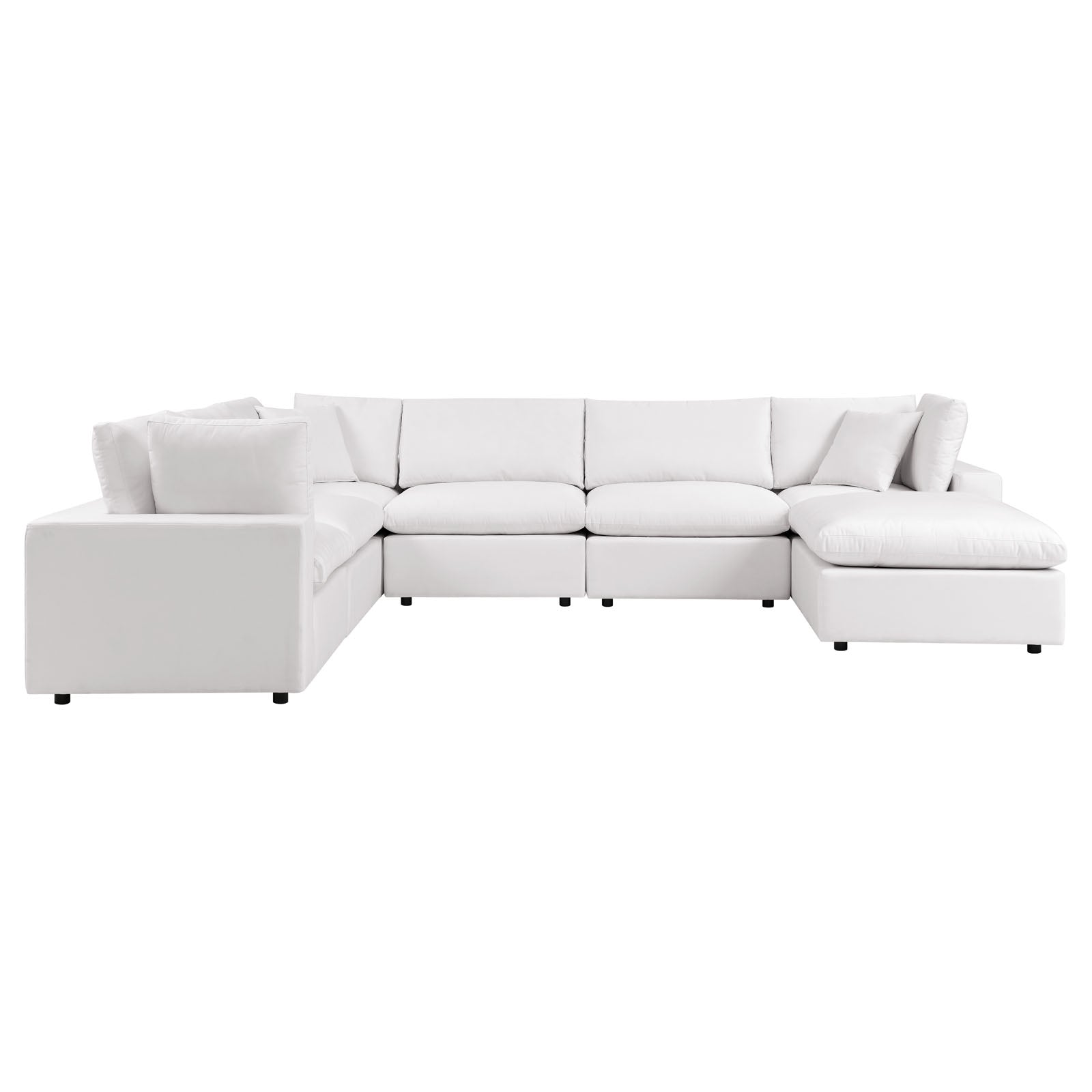 Modway Commix 7-Piece Outdoor Patio Sectional Sofa | Outdoor Sofas, Loveseats & Sectionals | 