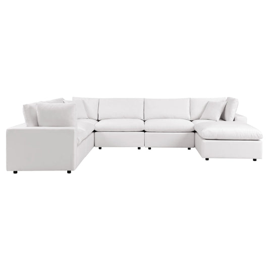 Modway Commix 7-Piece Outdoor Patio Sectional Sofa | Outdoor Sofas, Loveseats & Sectionals | 