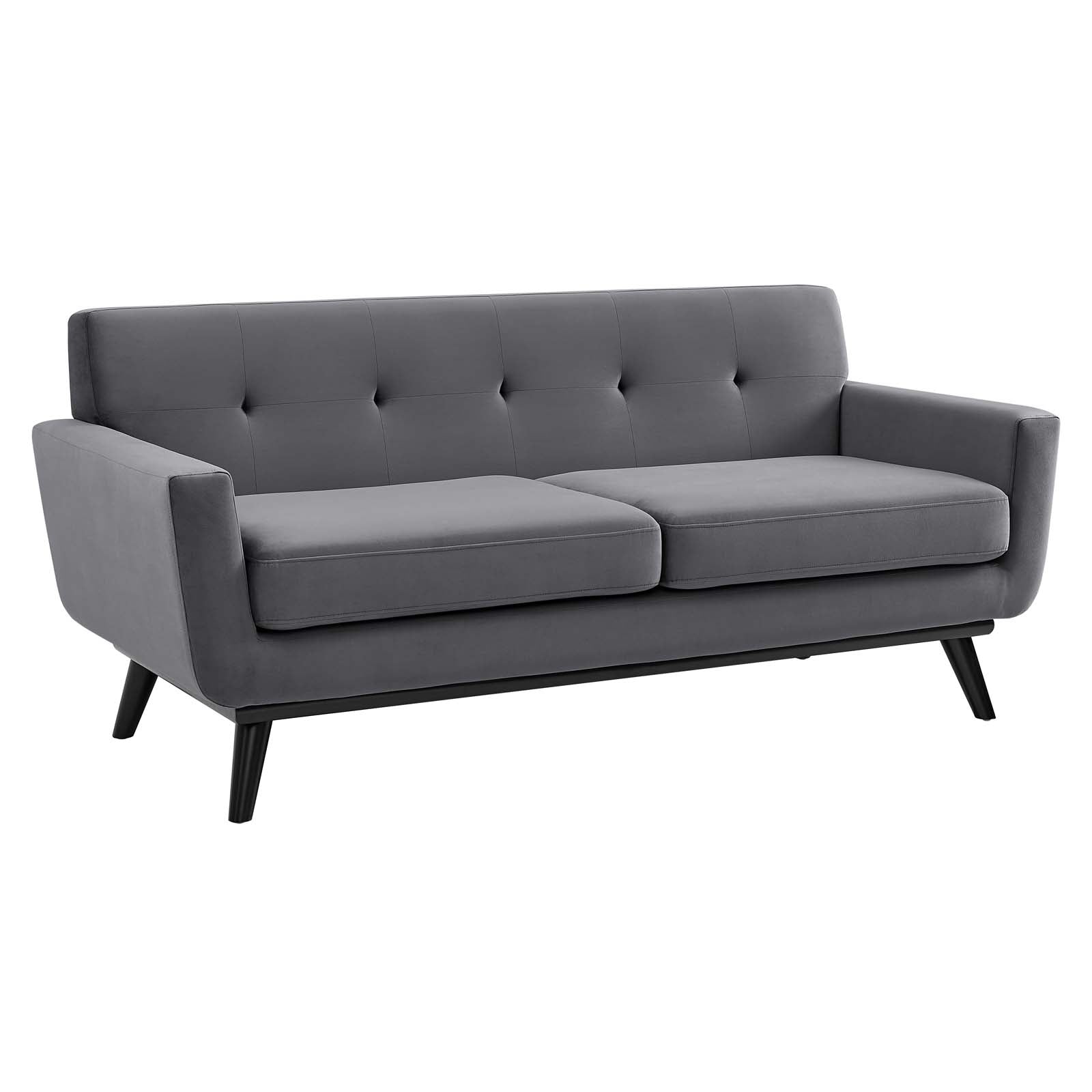 Engage Performance Velvet Loveseat By Modway | Loveseats - 3
