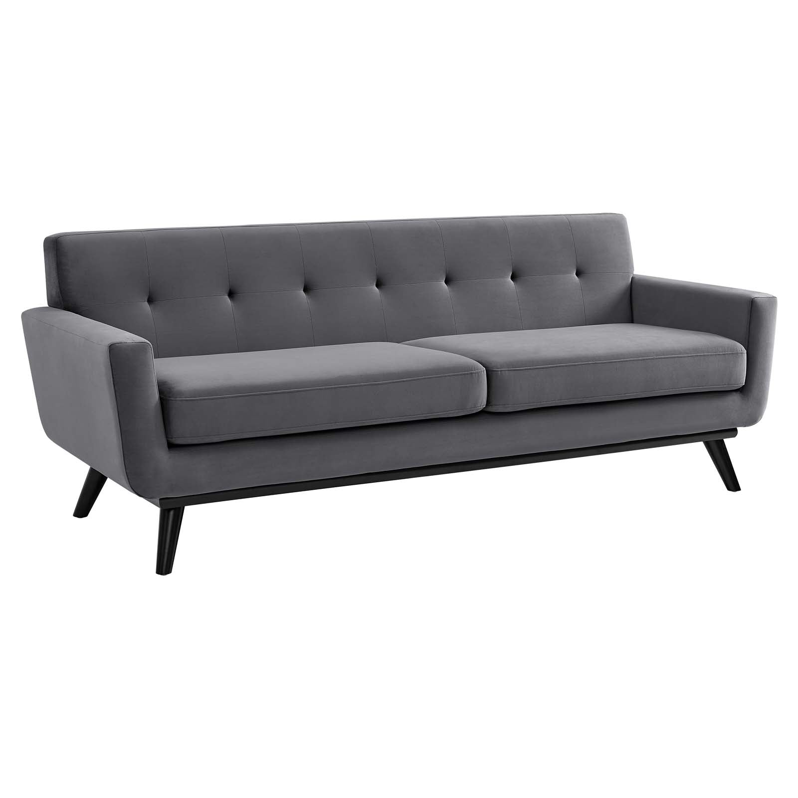 Engage Performance Velvet Sofa By Modway | Sofas - 3