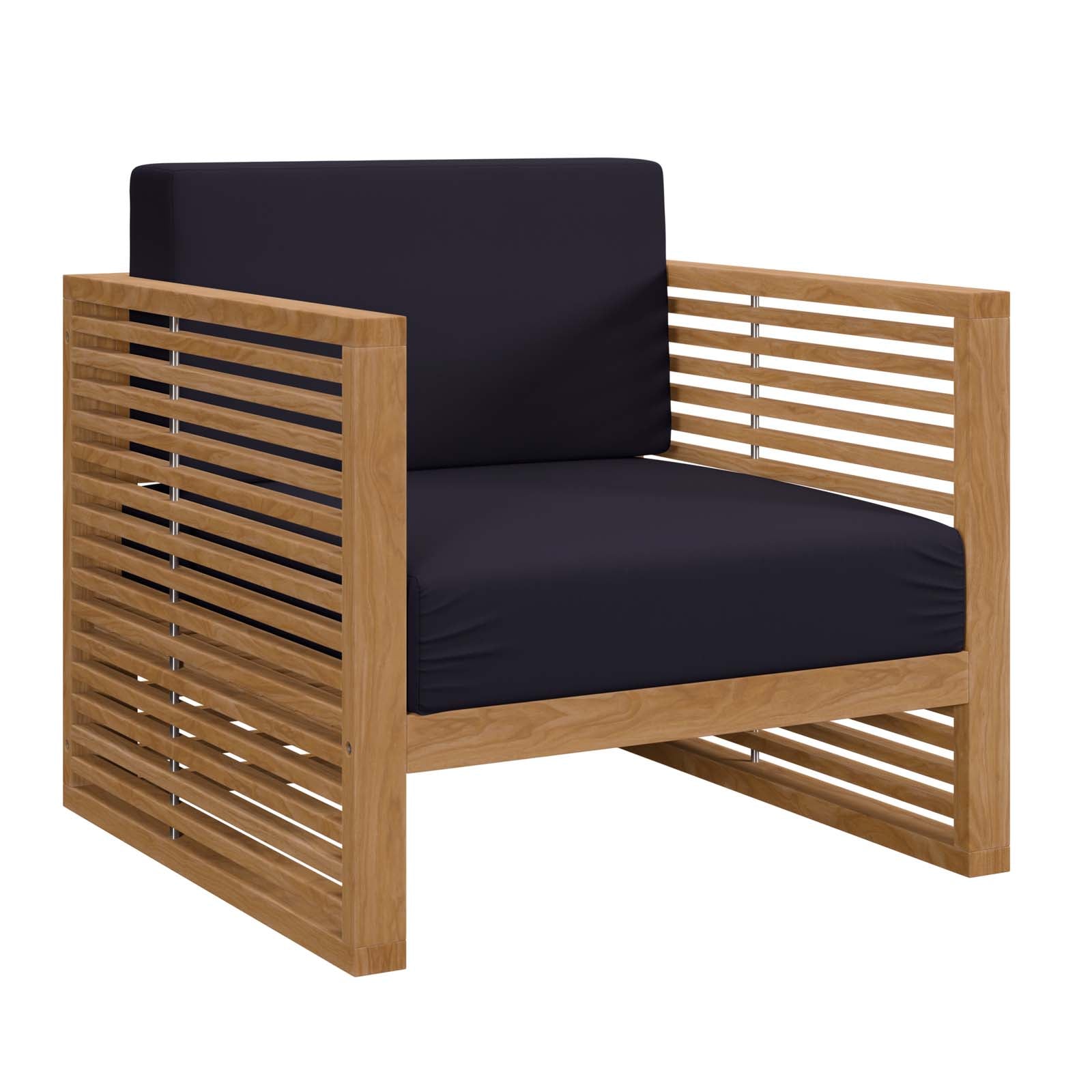 Carlsbad Teak Wood Outdoor Patio Armchair By Modway - EEI-5606 | Outdoor Chairs - 2