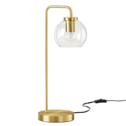 Silo Glass Globe Glass And Metal Table Lamp By Modway - EEI-5617-BLK | Table Lamps |  Modishstore - 2