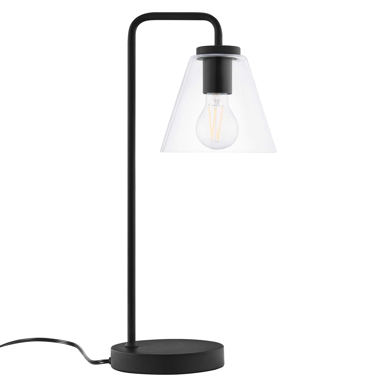 Element Glass Table Lamp By Modway - EEI-5619-BLK | Table Lamps |  Modishstore