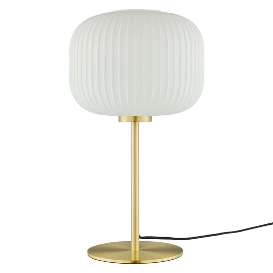 Reprise Glass Sphere Glass And Metal Table Lamp By Modway - EEI-5622-BLK-SBR | Table Lamps |  Modishstore - 2