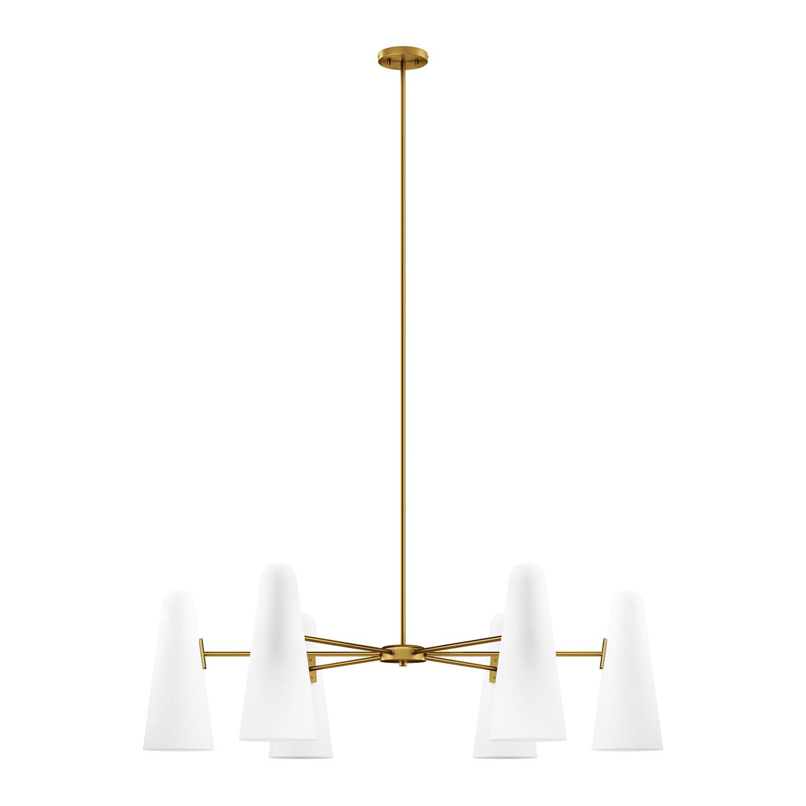 Beacon 6-Light Chandelier By Modway - EEI-5648 | Chandeliers - 4
